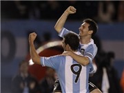 Bóng đá anh, ngoại hạng anh, lịch thi đấu euro 2012, Higuain và Messi giúp Argentina "hủy diệt" Chile