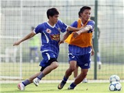 Bóng đá anh, ngoại hạng anh, lịch thi đấu euro 2012, Buổi tập đầu tiên của Công Vinh cùng CLB BĐ Hà Nội: Ngày mới