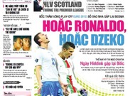 Bóng đá anh, ngoại hạng anh, lịch thi đấu euro 2012, Đọc TT&VH ngày 14/10/2011: Hoặc Ronaldo, hoặc Dzeko