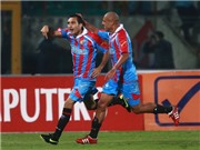 Bóng đá anh, ngoại hạng anh, lịch thi đấu euro 2012, Thua ngược Catania, Inter Milan tiếp tục khủng hoảng
