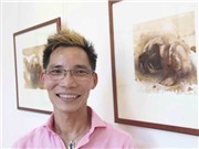 Bóng đá anh, ngoại hạng anh, lịch thi đấu euro 2012, Họa sĩ Nguyễn Huy Khuê “chuyển thể” tâm trạng sống thành tranh