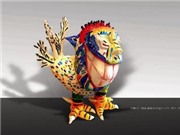 Bóng đá anh, ngoại hạng anh, lịch thi đấu euro 2012, Họa sĩ “4,9 tỉ đồng” mang… tò he vào triển lãm!