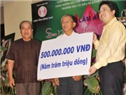 Bóng đá anh, ngoại hạng anh, lịch thi đấu euro 2012, "Sen hồng tỏa sắc" thu về 500 triệu đồng