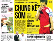 Bóng đá anh, ngoại hạng anh, lịch thi đấu euro 2012, Đọc TT&VH ngày 21/10/2011: Chung kết sớm