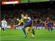 Bóng đá anh, ngoại hạng anh, lịch thi đấu euro 2012, Barca 0-0 Sevilla: Messi đá hỏng penalty, Barca mất ngôi đầu