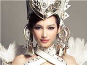 Bóng đá anh, ngoại hạng anh, lịch thi đấu euro 2012, Trúc Diễm tuyệt đẹp với trang phục của NTK Long Dũng