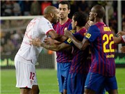 Bóng đá anh, ngoại hạng anh, lịch thi đấu euro 2012, Vụ lộn xộn ở Camp Nou: Barca và Kanoute lĩnh án phạt