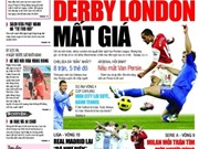 Bóng đá anh, ngoại hạng anh, lịch thi đấu euro 2012, Đọc TT&VH ngày 28/10/2011: Derby London mất giá