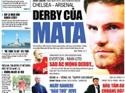 Bóng đá anh, ngoại hạng anh, lịch thi đấu euro 2012, Đọc gì trên TT&VH ngày 29/10/2011: Derby của Mata