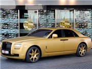 Bóng đá anh, ngoại hạng anh, lịch thi đấu euro 2012, Rolls-Royce Ghost mạ vàng ở Dubai