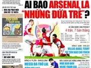 Bóng đá anh, ngoại hạng anh, lịch thi đấu euro 2012, Đọc TT&VH ngày 01/11/2011: Ai bảo Arsenal  là "những đứa trẻ"?