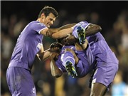 Bóng đá anh, ngoại hạng anh, lịch thi đấu euro 2012, Tottenham hạ Fulham, Bolton nhấn chìm Stoke