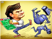Bóng đá anh, ngoại hạng anh, lịch thi đấu euro 2012, Biếm họa HLV Falko Goetz "tẩy chay" truyền thông 