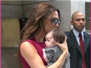 Bóng đá anh, ngoại hạng anh, lịch thi đấu euro 2012, Con gái Beckham làm người mẫu nhí