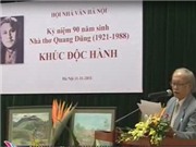 Bóng đá anh, ngoại hạng anh, lịch thi đấu euro 2012, Kỉ niệm 90 năm sinh nhà thơ Quang Dũng