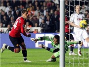 Bóng đá anh, ngoại hạng anh, lịch thi đấu euro 2012, Swansea - Man United 0-1: Tiếp tục điệp khúc 1-0