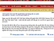 Bóng đá anh, ngoại hạng anh, lịch thi đấu euro 2012, Lãnh đạo VFF xin lỗi về thất bại của U23 VN