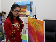 Bóng đá anh, ngoại hạng anh, lịch thi đấu euro 2012, Họa sĩ mắc hội chứng Down đấu giá tranh làm từ thiện