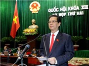 Bóng đá anh, ngoại hạng anh, lịch thi đấu euro 2012, Thủ tướng trả lời chất vấn tại Quốc hội: Kiên quyết bảo vệ chủ quyền quốc gia 