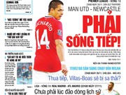 Bóng đá anh, ngoại hạng anh, lịch thi đấu euro 2012, Đọc báo TT & VH ngày 26/11/2011: Man Utd - Newcastle: Phải sống tiếp