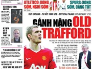 Bóng đá anh, ngoại hạng anh, lịch thi đấu euro 2012,  Đọc TT&VH ngày 30/11/2011: Gánh nặng Old Trafford