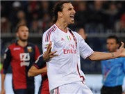 Bóng đá anh, ngoại hạng anh, lịch thi đấu euro 2012, Milan tạm chiếm ngôi đầu: Công thức “Ibra + penalty”