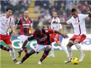 Bóng đá anh, ngoại hạng anh, lịch thi đấu euro 2012, Bologna cản đường Milan ở Renato Dall'Ara
