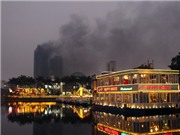 Bóng đá anh, ngoại hạng anh, lịch thi đấu euro 2012, Toàn cảnh vụ cháy EVN Tower qua ảnh