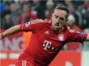 Bóng đá anh, ngoại hạng anh, lịch thi đấu euro 2012, Ribery nhận 2 thẻ vàng trong 1 phút