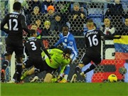 Bóng đá anh, ngoại hạng anh, lịch thi đấu euro 2012, Petr Cech "ghi bàn" vào lưới...Chelsea giúp Wigan gỡ hòa 1-1