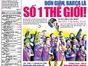 Bóng đá anh, ngoại hạng anh, lịch thi đấu euro 2012, Đọc TT&VH ngày 19/12/2011: Đơn giản, Barca là số 1 thế giới!
