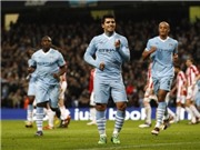 Bóng đá anh, ngoại hạng anh, lịch thi đấu euro 2012, Man City 3-0 Stoke: Giáng sinh ngọt ngào cho Man City