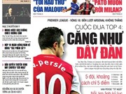 Bóng đá anh, ngoại hạng anh, lịch thi đấu euro 2012, Đọc TT&VH ngày 28/12/2011: Căng như dây đàn
