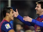 Bóng đá anh, ngoại hạng anh, lịch thi đấu euro 2012, Sanchez muốn vượt mặt Messi