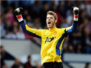 Bóng đá anh, ngoại hạng anh, lịch thi đấu euro 2012, Sau sai lầm, De Gea muốn làm nên lịch sử với M.U