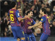 Bóng đá anh, ngoại hạng anh, lịch thi đấu euro 2012, Barca 4-0 Osasuna: Xavi xứng danh "'nghệ nhân" tuyến giữa