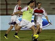 Bóng đá anh, ngoại hạng anh, lịch thi đấu euro 2012, Ibra lập "siêu phẩm" đánh gót trong cả buổi tập