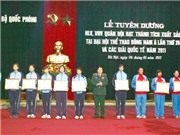 Bóng đá anh, ngoại hạng anh, lịch thi đấu euro 2012, Tuyên dương HLV, VĐV quân đội xuất sắc năm 2011