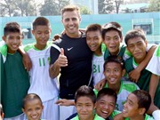 Bóng đá anh, ngoại hạng anh, lịch thi đấu euro 2012, Anh Ngọc và cuộc chuyện trò với Cannavaro: Chiếc giày nhầm chân và Napoli