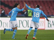 Bóng đá anh, ngoại hạng anh, lịch thi đấu euro 2012, Napoli - Cesena 2-1: Napoli được cứu rỗi