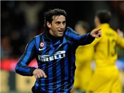 Bóng đá anh, ngoại hạng anh, lịch thi đấu euro 2012, "Hoàng tử" Milito dành tặng bàn thắng cho các Nerazzurri