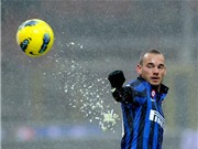 Bóng đá anh, ngoại hạng anh, lịch thi đấu euro 2012, Chấn thương của Wesley Sneijder không quá nghiêm trọng