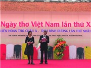 Bóng đá anh, ngoại hạng anh, lịch thi đấu euro 2012, Ngày thơ VN lần thứ 10: Trăm miền không bằng truyền thống