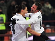 Bóng đá anh, ngoại hạng anh, lịch thi đấu euro 2012, Milan 1-2 Juventus: Caceres giúp Juve đặt một chân vào trận CK