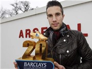 Bóng đá anh, ngoại hạng anh, lịch thi đấu euro 2012, Van Persie được vinh danh