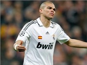 Bóng đá anh, ngoại hạng anh, lịch thi đấu euro 2012, Pepe dẫn đầu danh sách những “kẻ hung bạo” nhất thế giới bóng đá