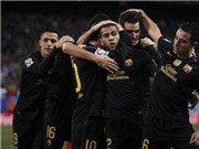 Bóng đá anh, ngoại hạng anh, lịch thi đấu euro 2012, Atletico 1-2 Barcelona:  3 điểm siêu nhọc nhằn