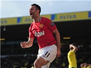 Bóng đá anh, ngoại hạng anh, lịch thi đấu euro 2012, Giggs “tặng quà” cho M.U trong trận đấu thứ 900