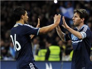Bóng đá anh, ngoại hạng anh, lịch thi đấu euro 2012, Messi "lâng lâng” khi lập hat-trick đầu tiên cho Argentina