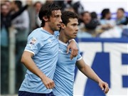 Bóng đá anh, ngoại hạng anh, lịch thi đấu euro 2012, Roma 1-2 Lazio: Derby của...những chiếc thẻ phạt